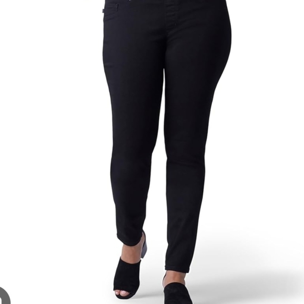 Lee Plus Slim Fit Black Skinny Leg Jeans